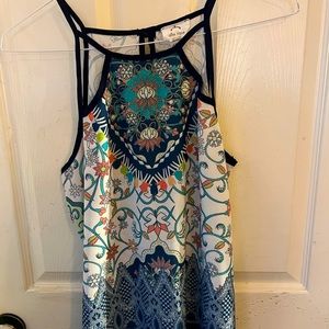 Allie Rose print tank